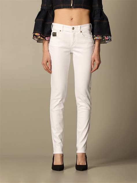 versace white jeasn|Versace white jeans women.